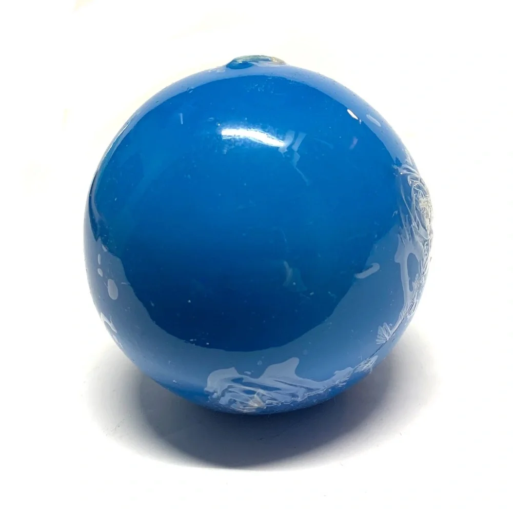 Avon Naturals Blueberry Ball Candle Blue Round Scented Candle NIB